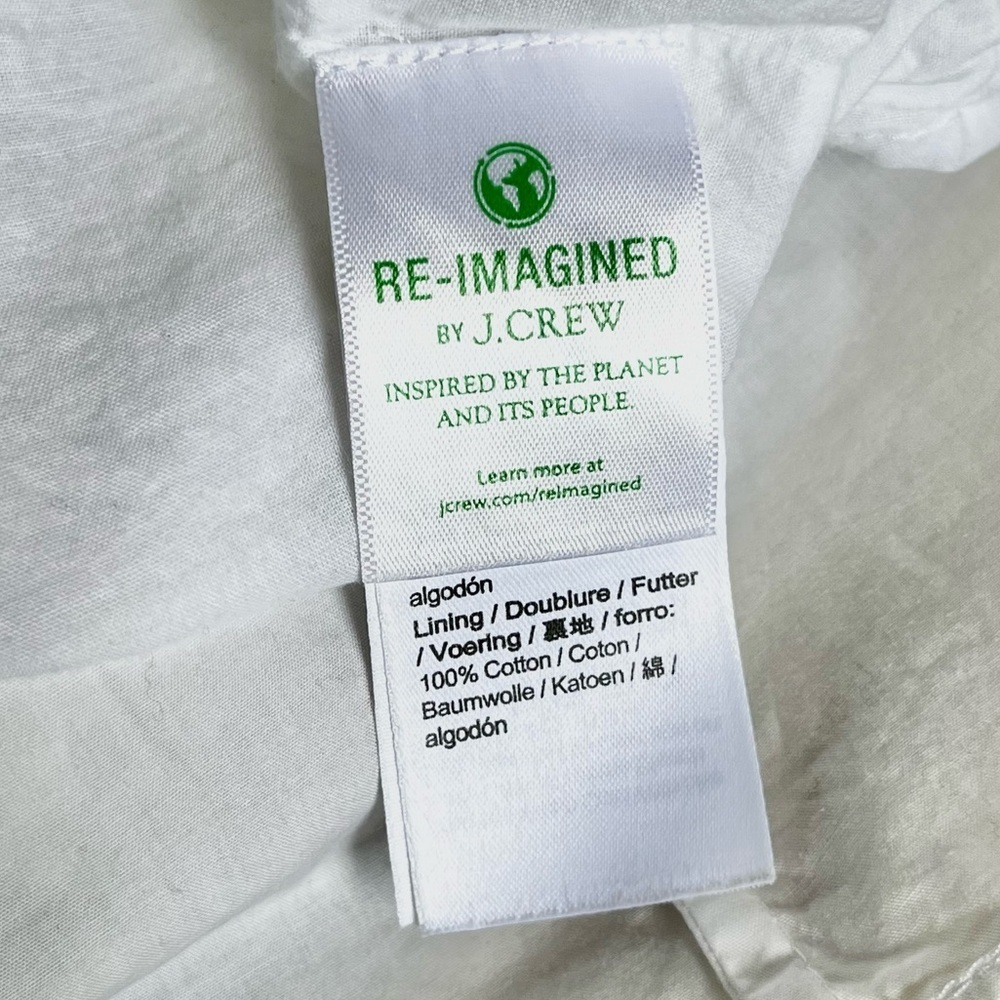 J. Crew Crips White Button-Down Maxi Dress - Picture 8 of 10